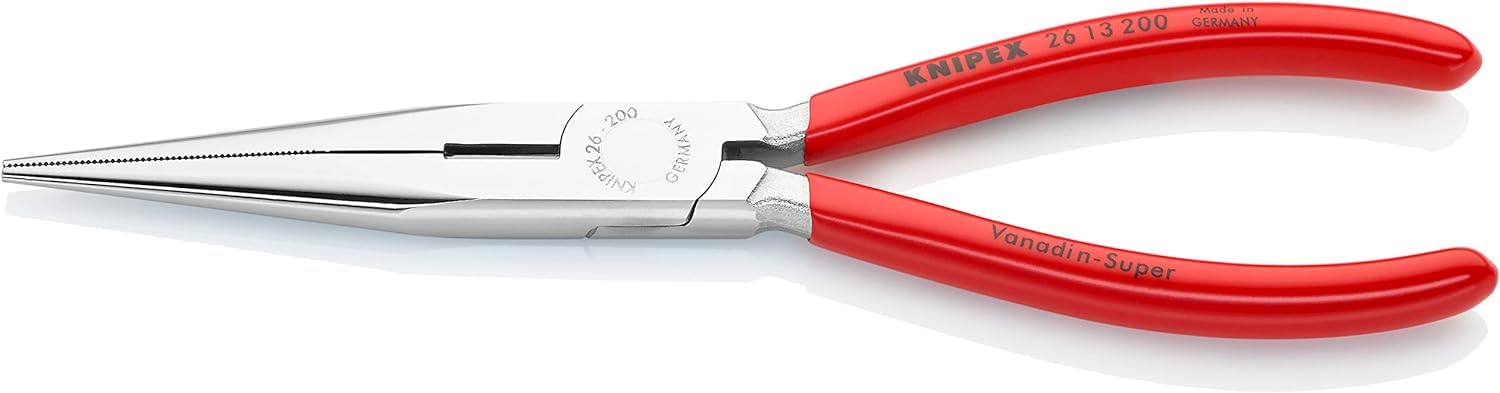 knipex-26-11-200-sb-flachrundzange-mit-schneide-200-mm-storchschnabelzange image 5