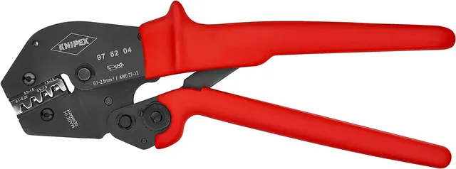 knipex-crimpzange-97-52-04-250-mm-f-r-unisolierte-flachsteckverbinder image 1