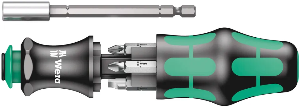 wera-kraftform-kompakt-28-05134491001-bit-handhalter-set-mit-tasche-7-teilig image 1