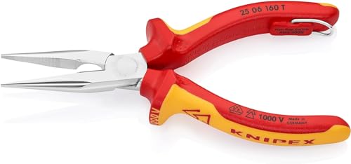knipex-25-06-160-t-bk-flachrundzange-160-mm-vde-mit-schneide-und-absturzsicherun image 6