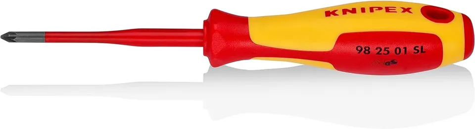 knipex-schraubendreher-slim-98-25-01-sl-pozidriv-vde-187-mm image 1