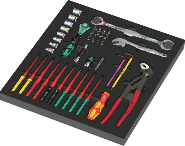 wera-9753-schaumstoffeinlage-kraftform-kompakt-wartung-set-1-45-teilig image 1
