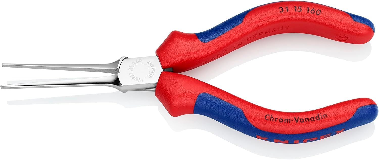 knipex-31-15-160-greifzange-nadelzange-verchromt-160-mm-mit-mehrkomponenten-h-ll image 2