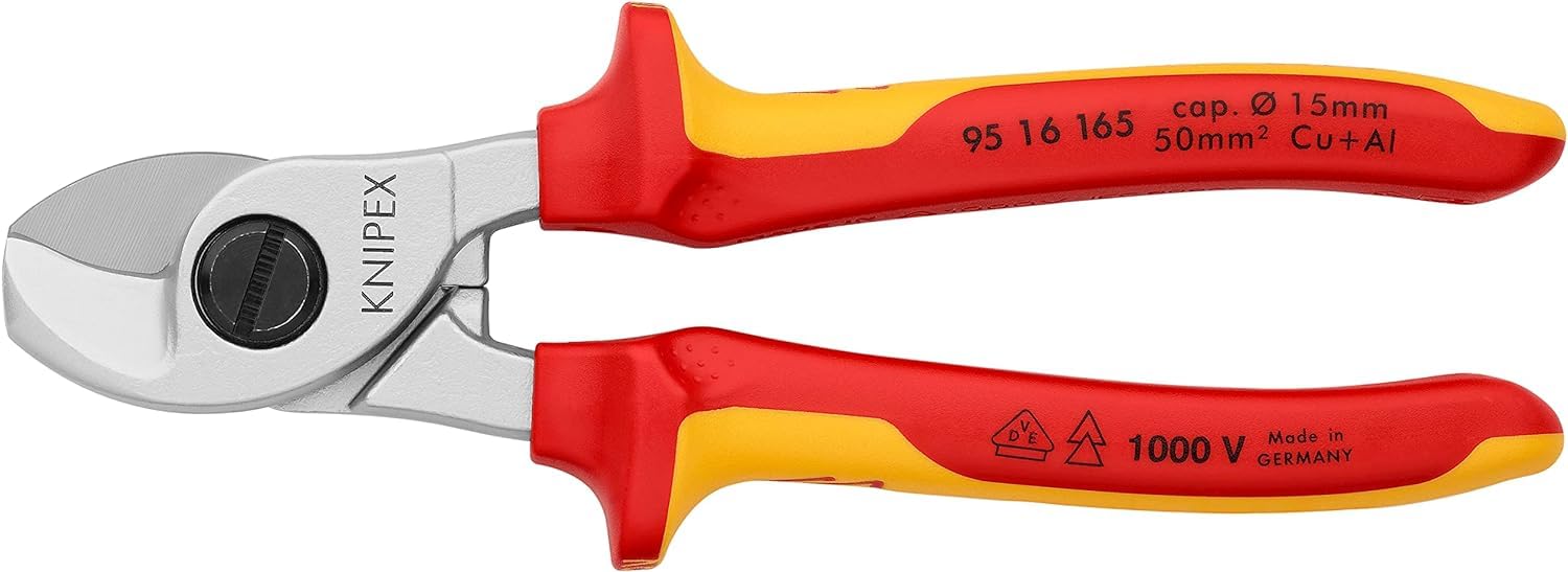 knipex-kabelschere-95-16-165-sb-vde-1000v-165-mm-verchromt image 3