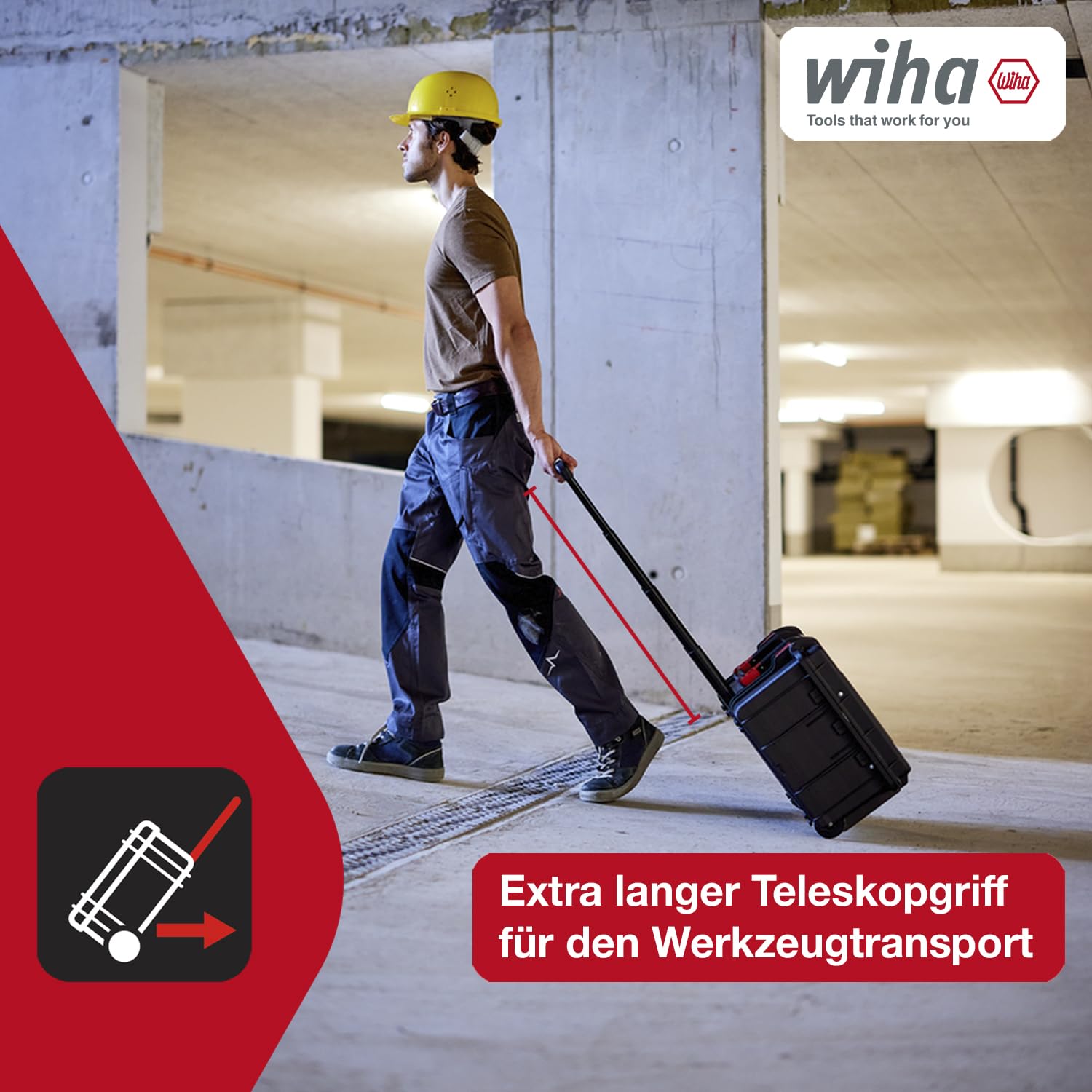 wiha-werkzeugkoffer-xl-2-trolley-electric-60-tlg-45795-mit-teleskopgriff image 6