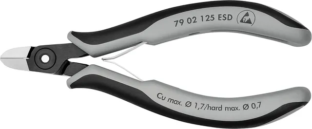 knipex-79-02-125-esd-pr-zisions-elektronik-seitenschneider-125-mm image 1