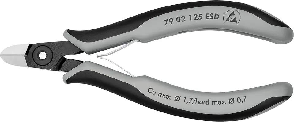 knipex-79-02-125-esd-pr-zisions-elektronik-seitenschneider-125-mm image 1