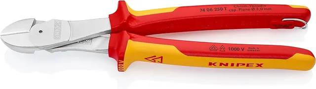 knipex-kraft-seitenschneider-74-06-250-t-bk-250-mm-vde-verchromt image 1
