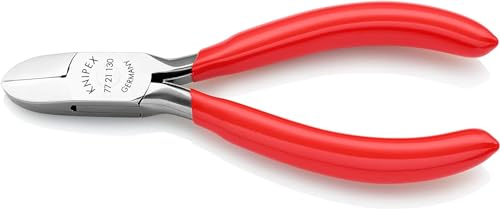 knipex-elektronik-seitenschneider-77-21-130-130-mm-mit-kunststoff-berzug image 5