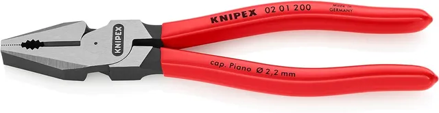 knipex-kraft-kombizange-02-01-200-sb-200-mm-mit-kunststoff-berzug image 1