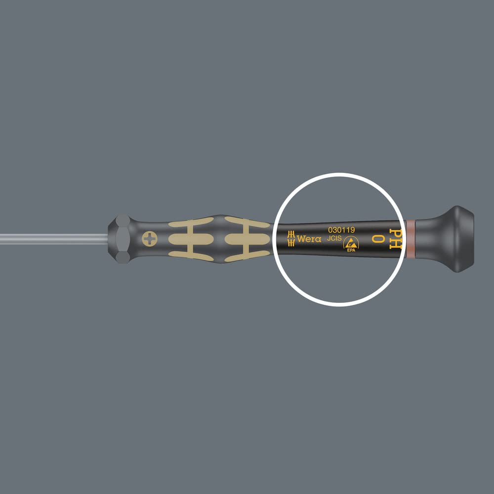 wera-1550-kraftform-micro-esd-kreuzschlitz-schraubendreher-ph-000-x-40-mm image 7