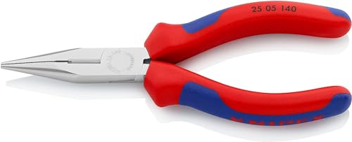 knipex-flachrundzange-mit-schneide-25-05-140-radiozange-140-mm-verchromt image 5