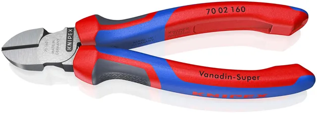 knipex-seitenschneider-70-02-160-160-mm-mit-comfort-griffen-f-r-weichen-und-hart image 1