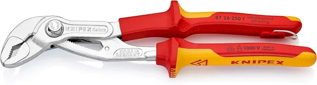 knipex-cobra-vde-87-26-250-t-bk-wasserpumpenzange-250-mm-blister image 1