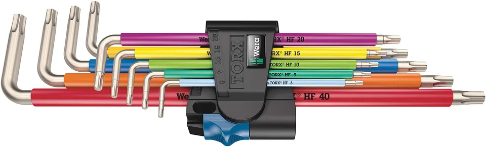 wera-tx-sxl-multicolour-hf-stainless-winkelschl-sselsatz-9-teilig-edelstahl image 1