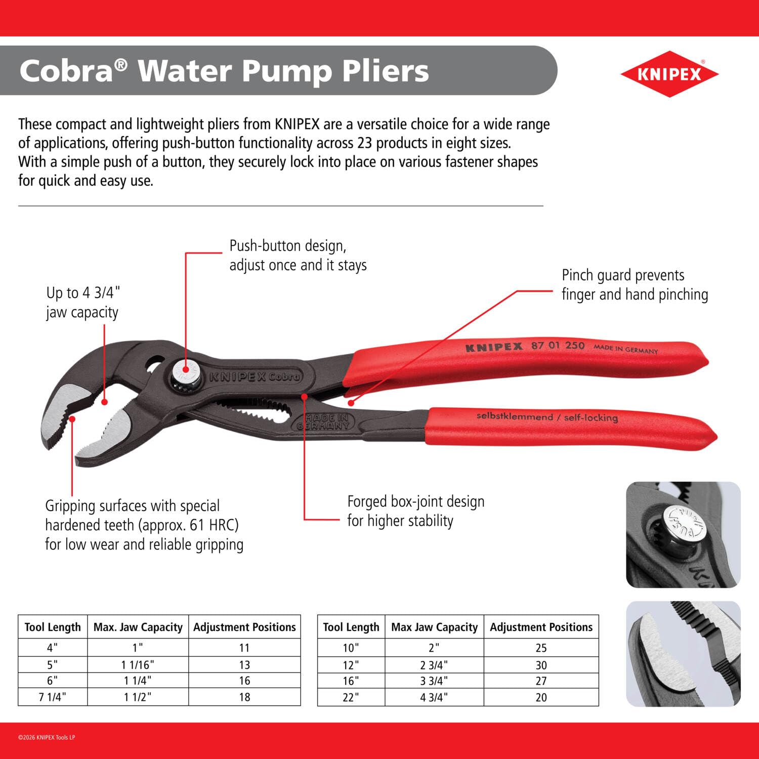 knipex-cobra-wasserpumpenzange-87-01-250-250-mm-bis-46-mm image 4