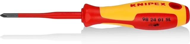 knipex-98-24-01-sl-vde-schraubendreher-slim-phillips-187-mm-isolierter-mehrkompo image 1