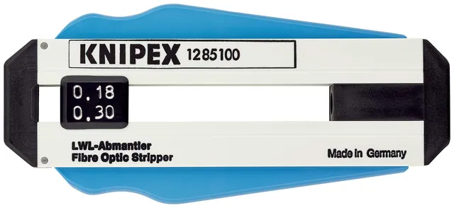 knipex-12-85-100-sb-abisolierwerkzeug-f-r-glasfaserkabel-100-mm image 1