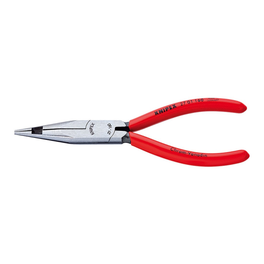 knipex-27-01-160-flachrundzange-mit-mittenschneider-160-mm image 2