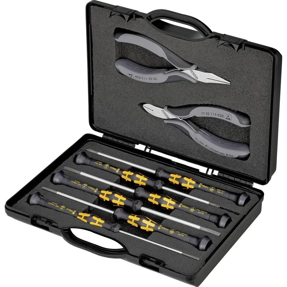 knipex-elektronikzangen-set-00-20-18-esd-5-teilig image 1
