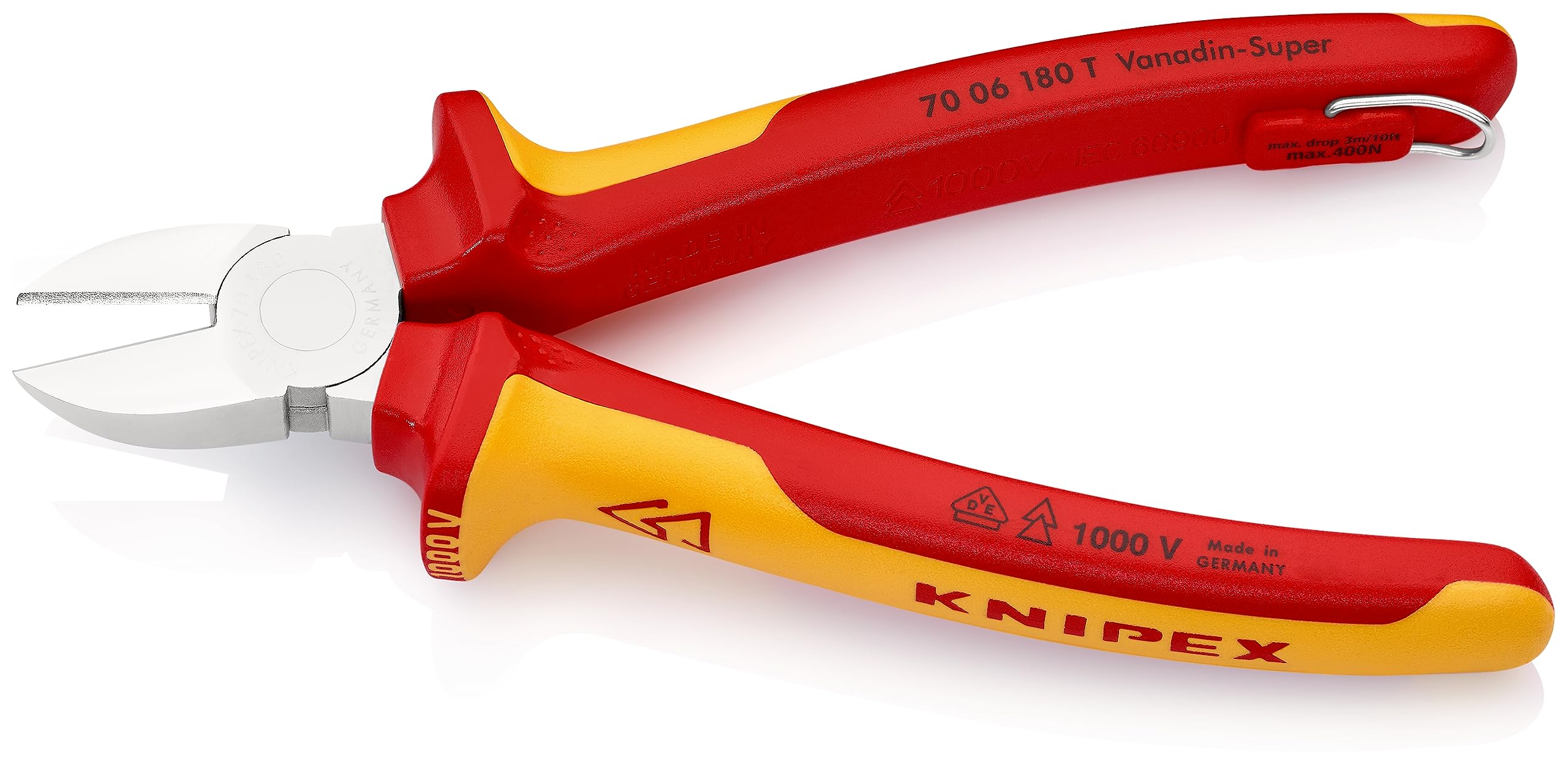 knipex-70-06-180-t-seitenschneider-vde-180-mm-mit-absturzsicherung image 2