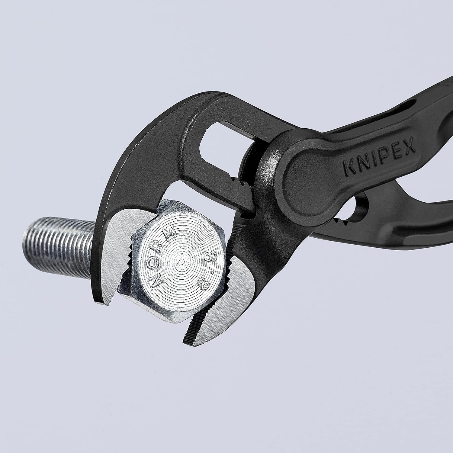 knipex-cobra-xs-87-00-100-bk-rohr-und-wasserpumpenzange-100-mm-sw-24-28-mm image 3