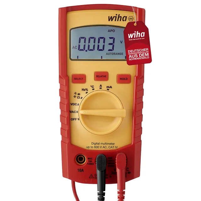 wiha-digitales-multimeter-bis-600-v-ac-cat-iv-45218-inkl-batterien-multimeter image 1