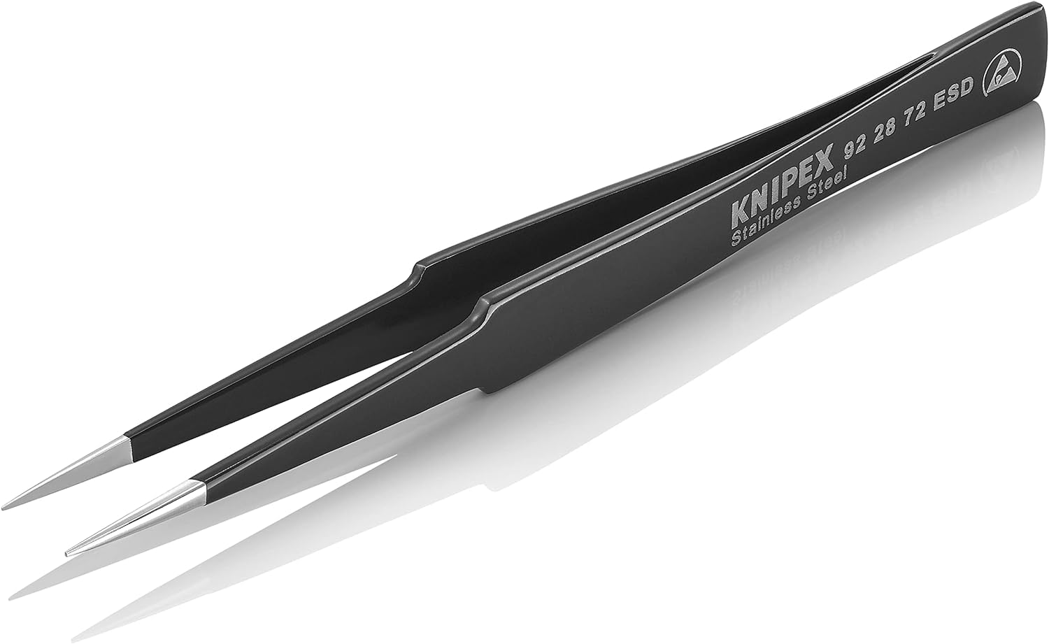 knipex-universalpinzette-esd-130-mm-92-28-72-esd-glatt-mattiert image 3