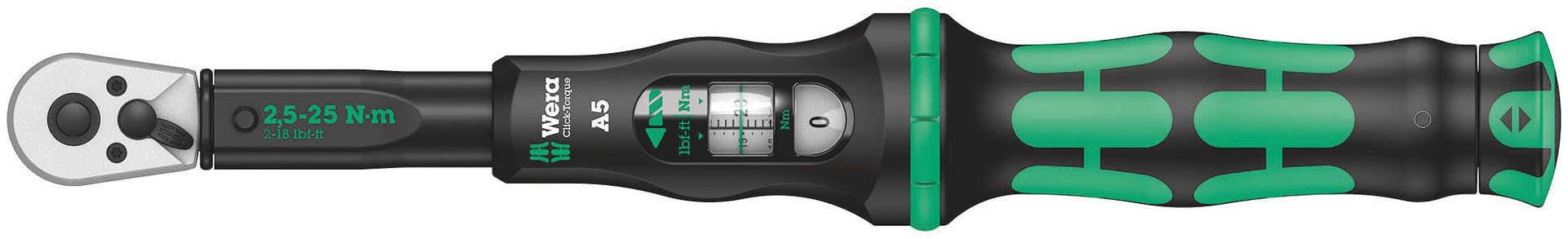 wera-click-torque-a-5-drehmomentschl-ssel-1-4-2-5-25-nm-umschaltknarre-050756040 image 1