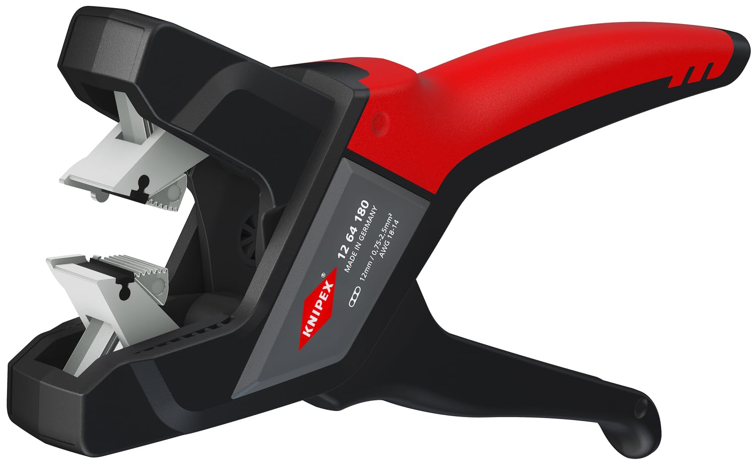 knipex-12-64-180-automatische-flachkabel-abisolierzange-180-mm-0-75-2-5-mm image 4