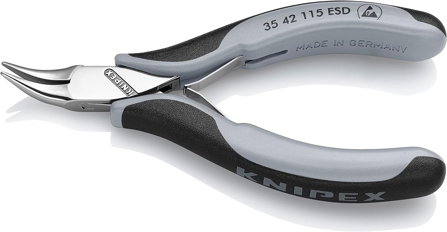 knipex-elektronik-greifzange-esd-35-42-115-esd-115-mm-spiegelpoliert image 2