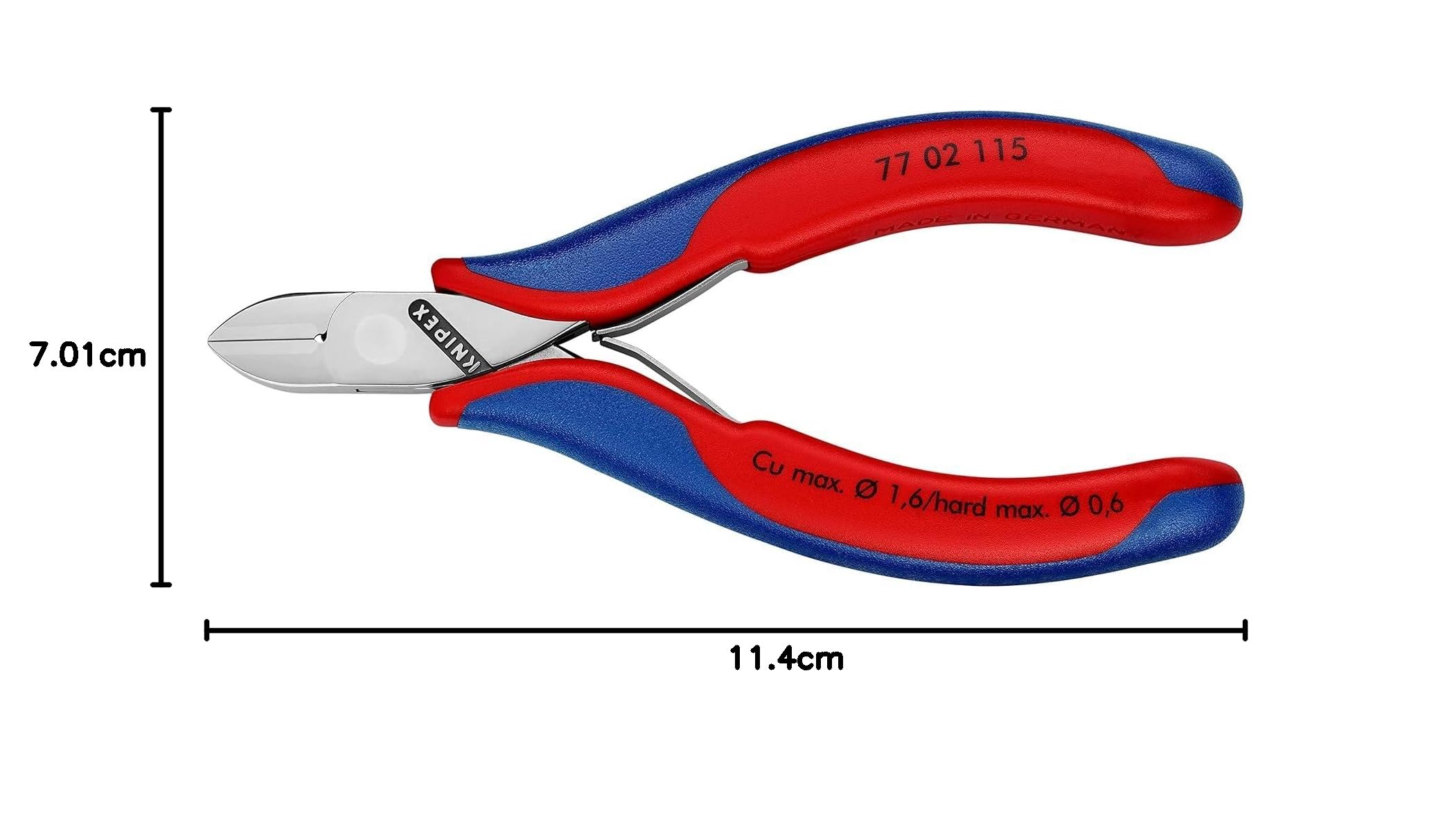 knipex-elektronik-seitenschneider-77-02-115-115-mm-mit-doppelfeder image 7
