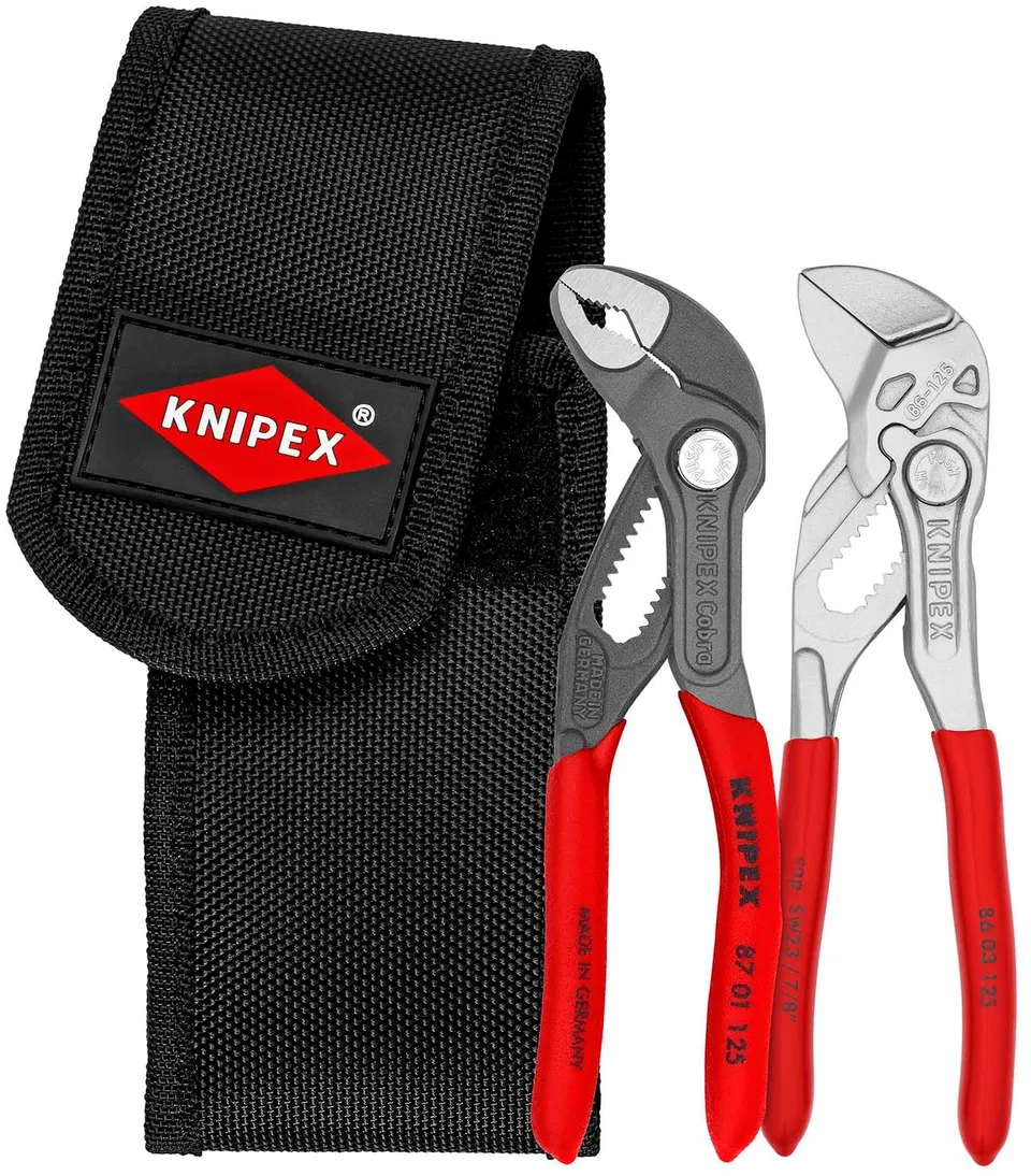 knipex-mini-zangenset-00-20-72-v04-cobra-87-01-125-zangenschl-ssel-86-03-125-mit image 1