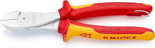 knipex-kraft-seitenschneider-74-06-200-t-bk-200-mm-vde-mit-absturzsicherung image 6