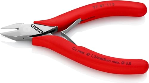 knipex-77-41-115-elektronik-seitenschneider-115-mm-mit-doppelfeder image 7