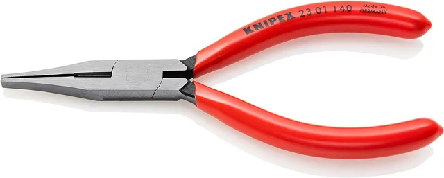 knipex-flachzange-mit-schneide-23-01-140-140-mm-feinmechanikerzange image 1