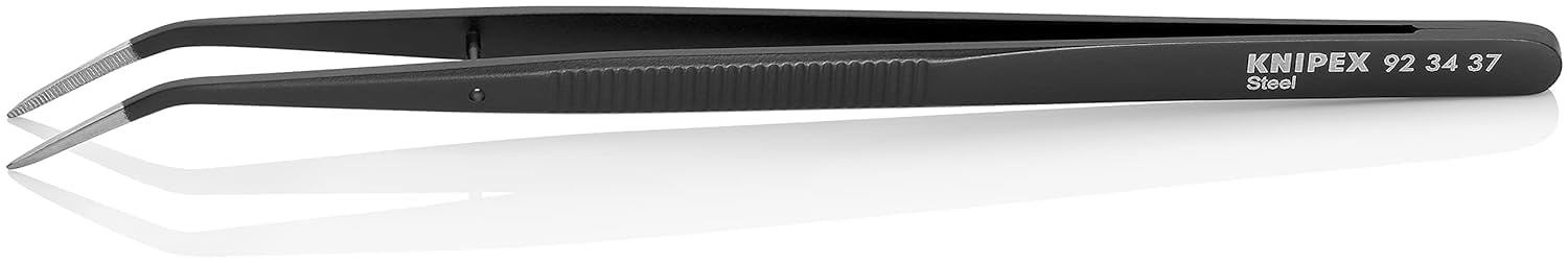 knipex-92-34-37-universalpinzette-schwarz-155-mm-geriffelt image 1
