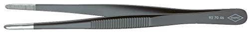 knipex-pr-zisions-pinzette-92-70-46-stumpfe-form-145-mm-schwarz image 2