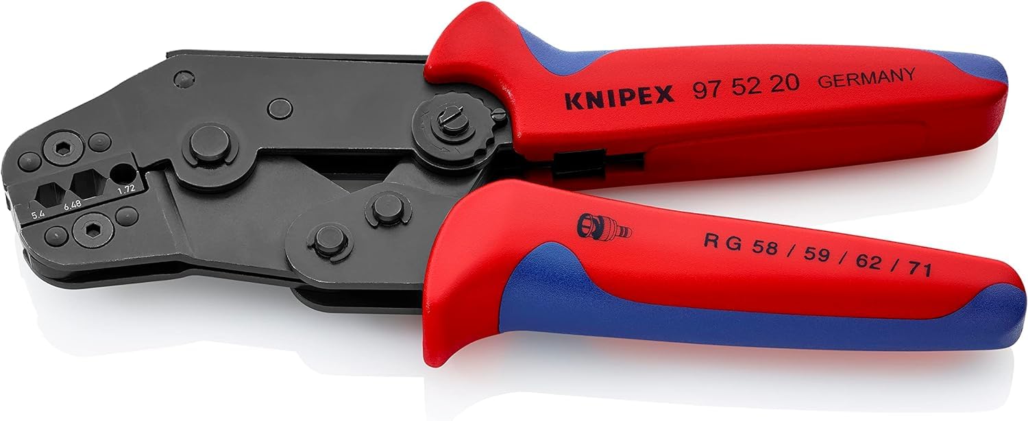 knipex-crimpzange-97-52-20-kurze-bauform-195-mm-f-r-bnc-und-tnc-koaxial-stecker image 2