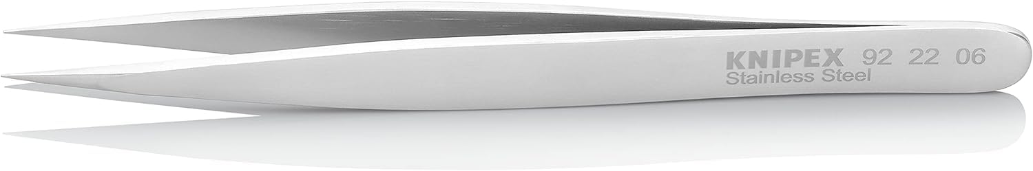 knipex-92-22-06-universalpinzette-120-mm-mattiert-glatt-edelstahl image 1