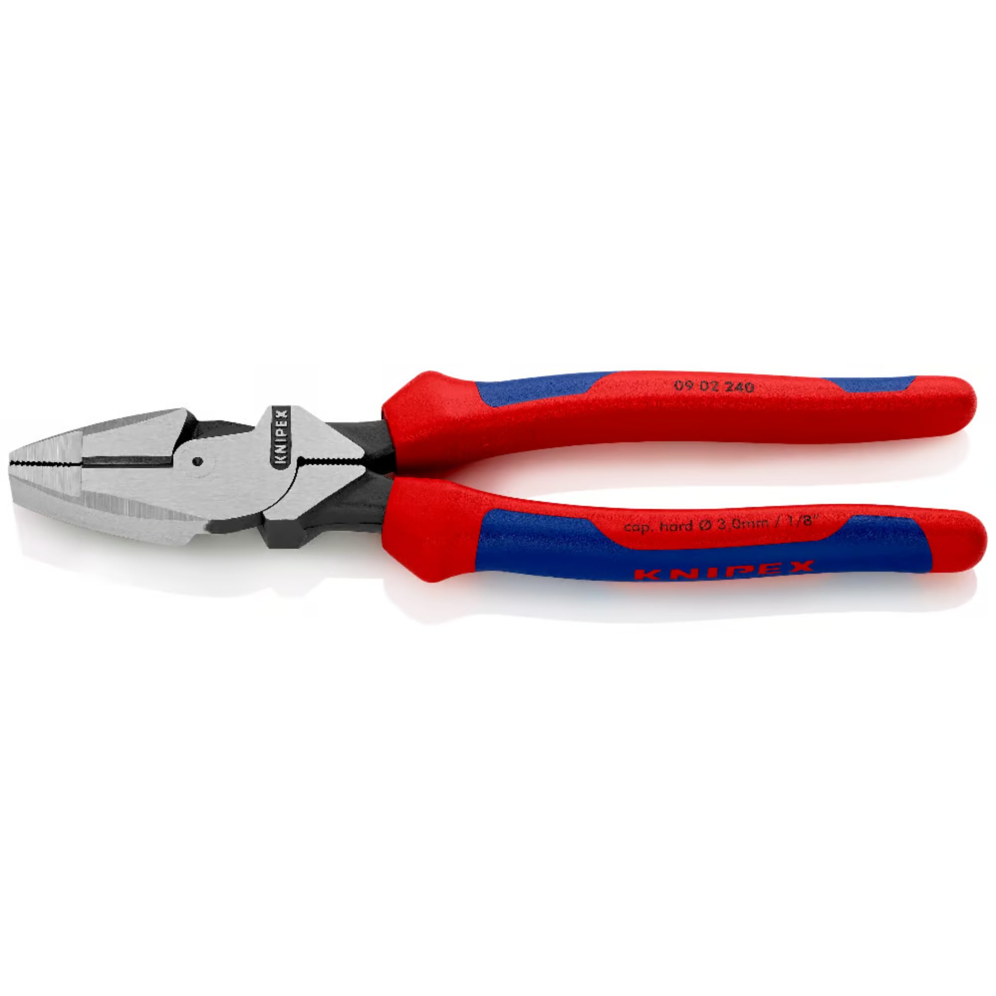 knipex-kraft-kombizange-09-02-240-sb-lineman-s-pliers-240-mm-mit-comfort-griffen image 2