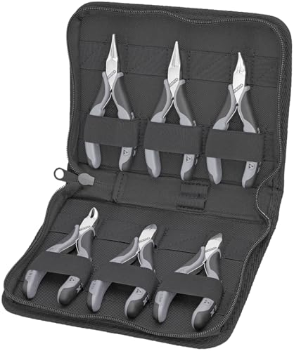 knipex-00-20-17-elektronikzangen-set-6-teilig-215-mm image 3
