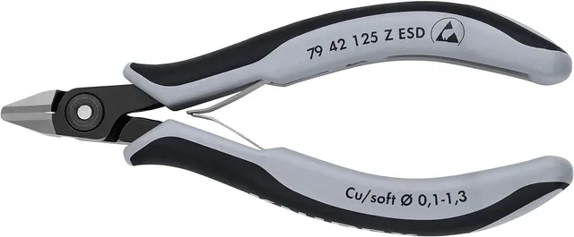 knipex-pr-zisions-elektronik-seitenschneider-esd-79-42-125-z-esd-125-mm image 1