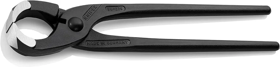 knipex-t-pferzange-ziegelkneifzange-58-30-225-schwarz-atramentiert-225-mm image 1