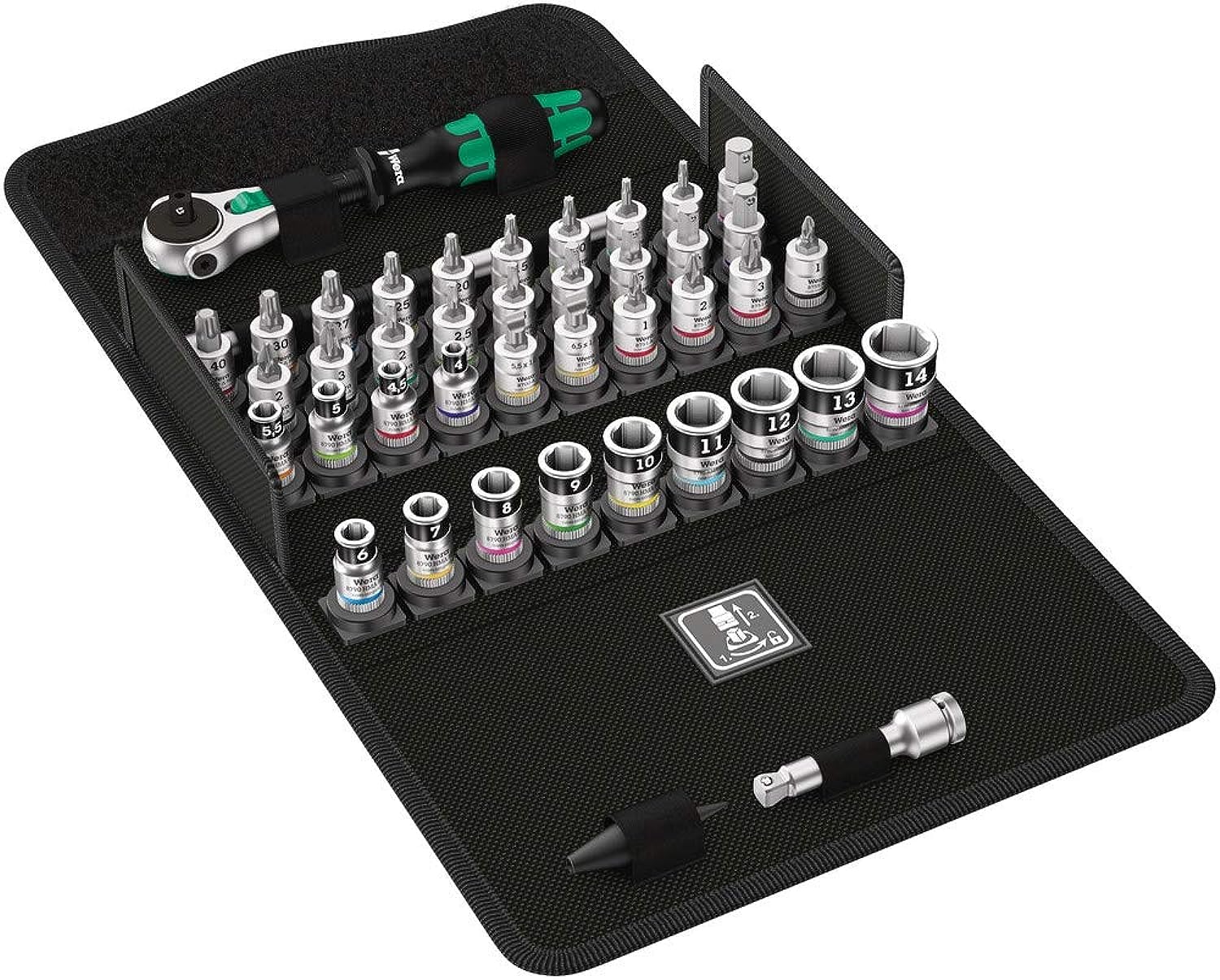 wera-8100-sa-all-in-zyklop-speed-knarrensatz-1-4-zoll-42-teilig image 1