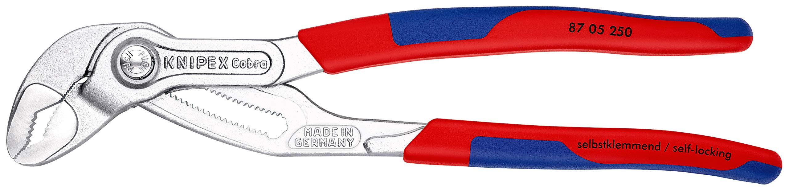 knipex-cobra-87-05-250-wasserpumpenzange-verchromt-250-mm image 3
