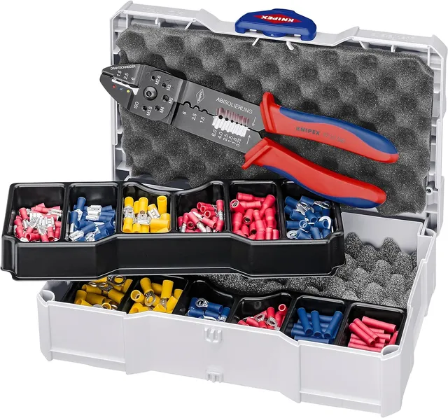 knipex-97-90-26-crimp-sortiment-13-teilig-mit-crimpzange-im-mini-systainer image 1