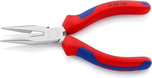 knipex-flachrundzange-mit-schneide-25-05-140-radiozange-140-mm-verchromt image 6