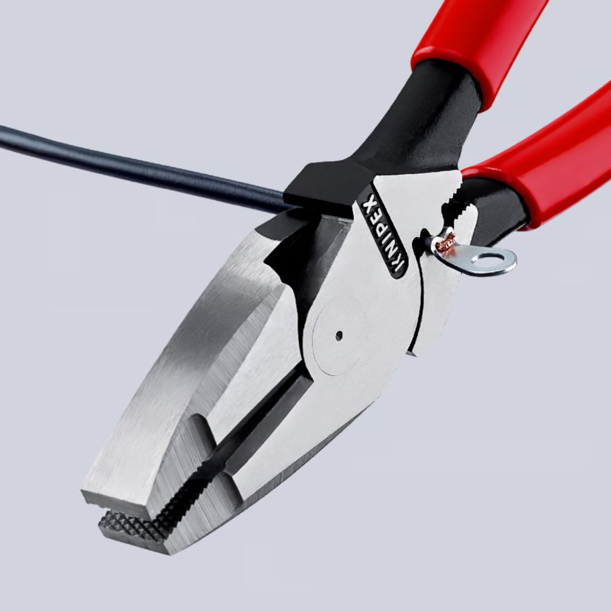 knipex-kraft-kombizange-09-11-240-sb-lineman-s-pliers-amerikanisch-240-mm image 4