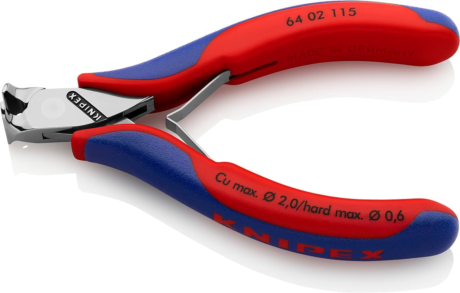 knipex-elektronik-vornschneider-64-02-115-mit-mehrkomponenten-h-llen-115-mm image 2